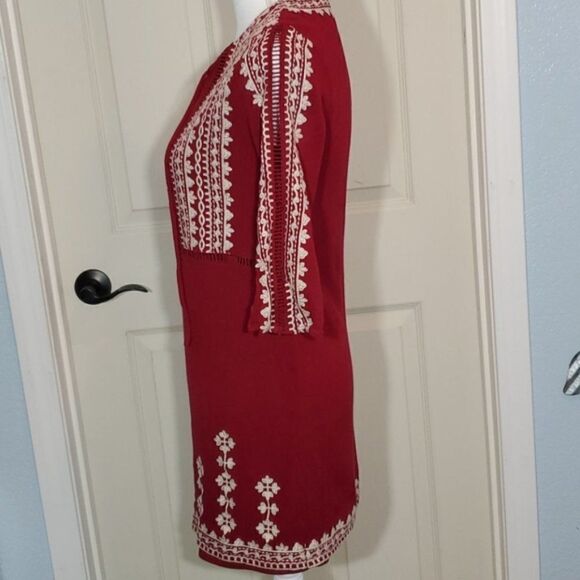 Alya Boho Embroidered Dress, XS - Picture 4 of 6
